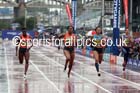 Candyce McGrone beats Allyson Felix to the 150 metres, Great North CityGames. Photo: David T. Hewitson/Sports for All Pics